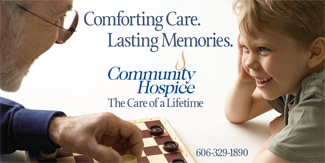 Community Hospice Checkers Outdoor Board